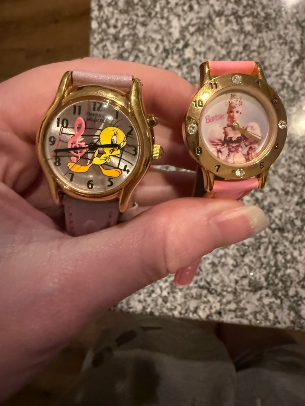 Character Watches (Tweety & Barbie)